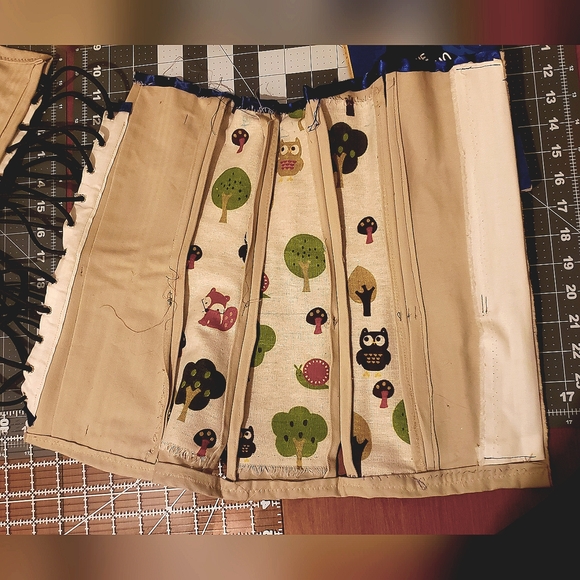 Handmade cotton corset. - Picture 2 of 7